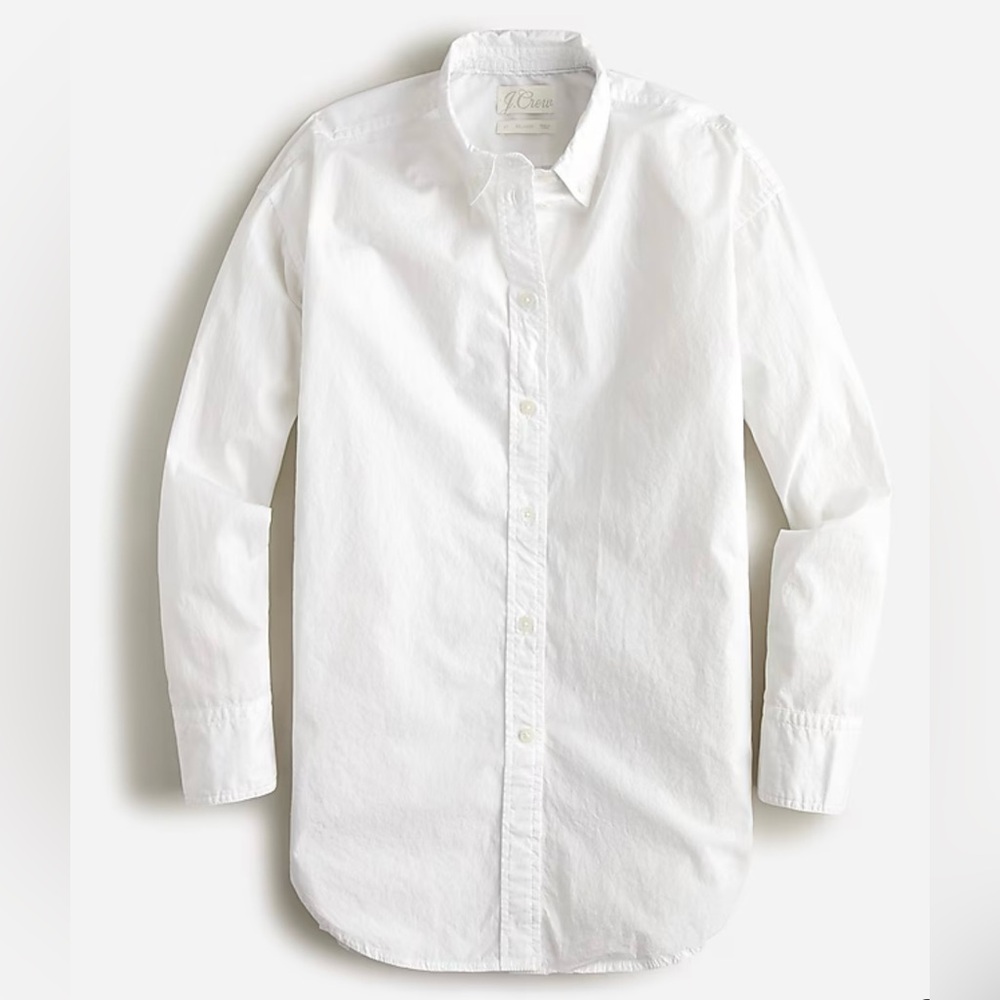 J. Crew White Button Down Shirt